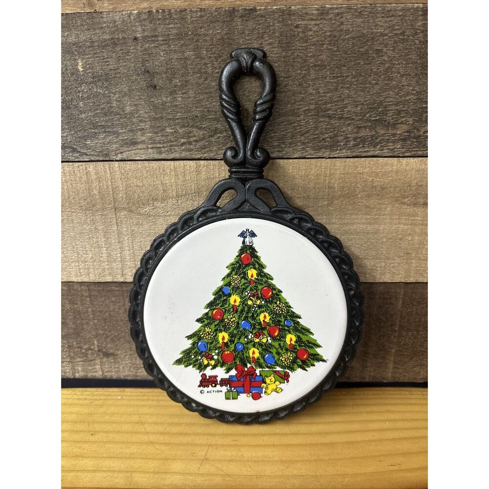 Christmas Tree Trivet 1985 Action Industries In Box